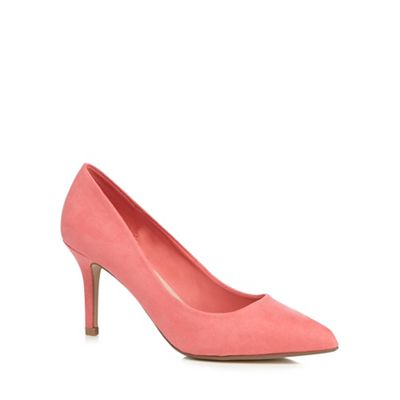 Coral pointed high court shoes